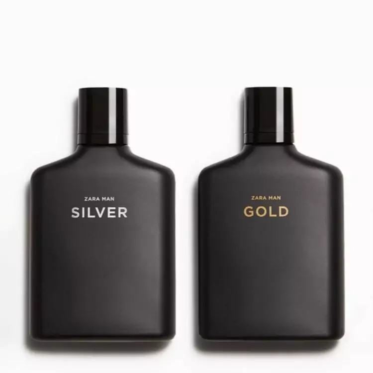 عطر مردانه زارا مدل دوقلو گلد و سیلور