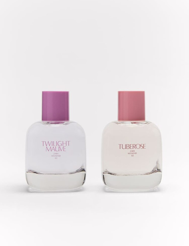 عطر زنانه زارا مدل دوقلو توب رز و توایلایت ماو
