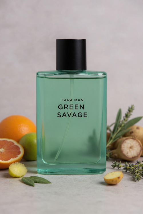 green savage zara man