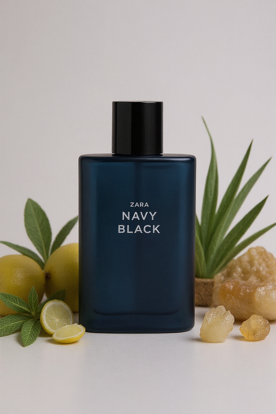 zara navy black